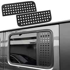 Rear Door Window Glass Decoration Cover Trim Decals for Jeep Wrangler JL JT 2018 2019 2020 2021 2022 2023 2024 2025 Accessories
