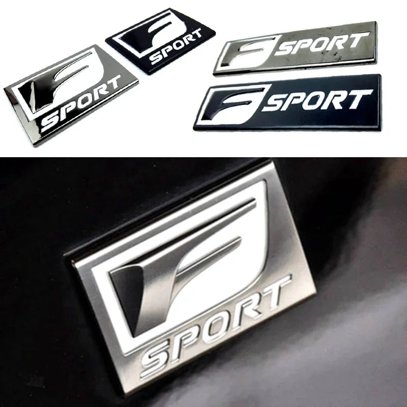 F-SPORT Logo Fender Decal & Trunk Letter Badge for Lexus / Toyota / Honda | Car Sticker