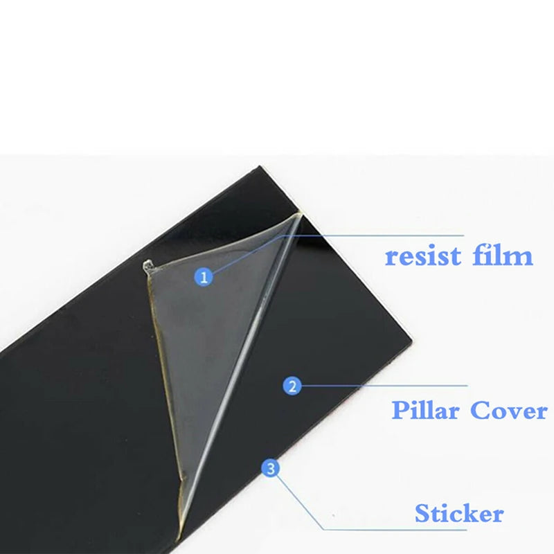 Door Window Decoration Trims Pillar Posts Stickers Auto Styling for Porsche Macan carbon fibre 2014-2022 Car accessories