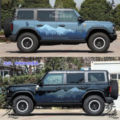 Off-Road Custom Body Exterior Vinyl Decal Kit for Ford Bronco | KK Sport Wrap