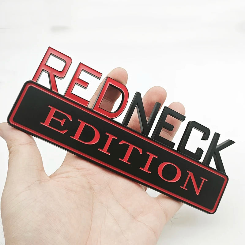 Universal Redneck Edition Emblem Badge | Ford F-150 / Silverado / RAM / Toyota / Jeep Trucks