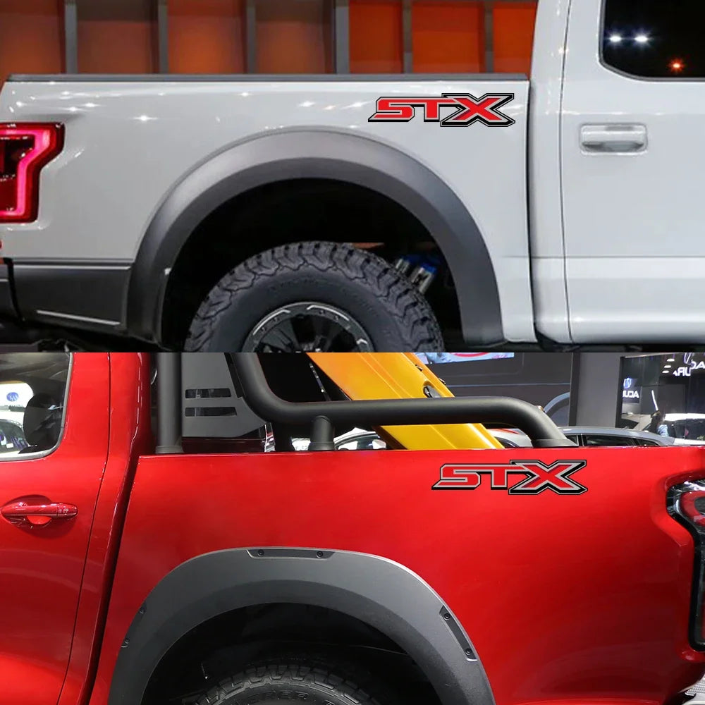 STX Off-Road Vinyl Decal for Ford Ranger / F-150 / F-250 Super Duty | 2-Piece Pickup Tuning Sticker