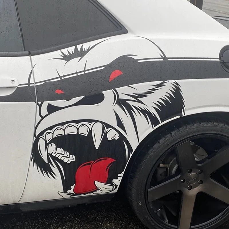 Gorilla King Kong Car Stickers - Large Side, Hood, Door, Truck Bed Vinyl Decals for SUV & Pickup