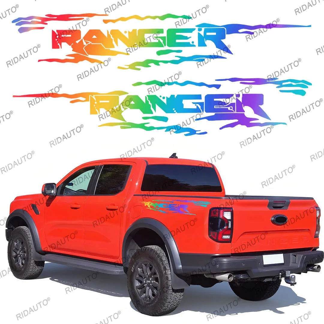 Door Side Sticker for Ford Ranger Raptor / XLT / XL / Lariat T6-T9 (2012-2025+) | Vinyl Decal