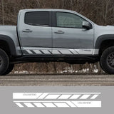 Door Side Skirt Stripe Decal for Chevrolet Colorado | 2-Piece Vinyl Truck Graphic