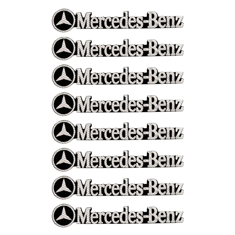 Aluminum AMG Emblem Sticker for Mercedes-Benz W204 / W203 / W211 / W212 / W205 | Car Badge