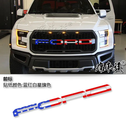 Custom Head Letter Vinyl Decal for Ford Raptor F-150 | KK Film Decorative Sticker