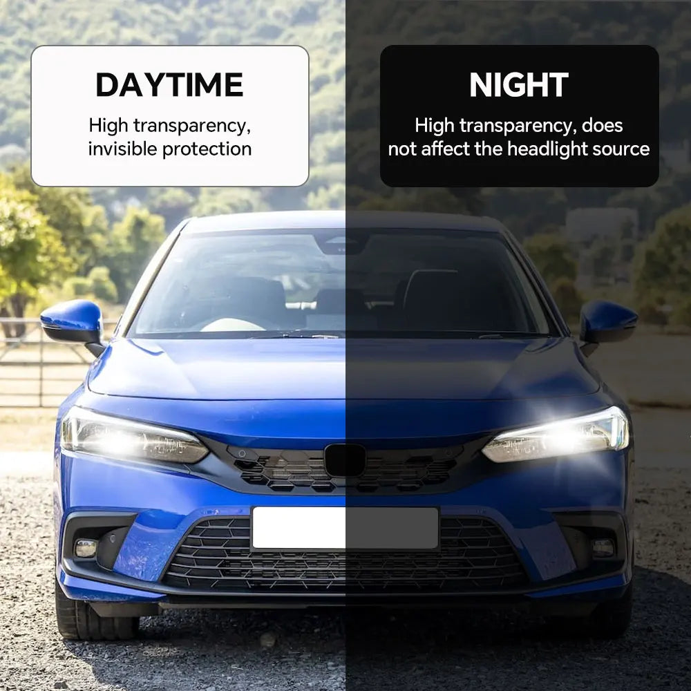 Precut PPF for Honda Civic Sedan (2022–2024) | TPU Headlight & Mirror Paint Protection Film