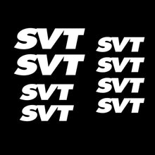 Load image into Gallery viewer, Ford SVT 8-Sticker Decal Set | Raptor, Cobra, Focus Vinyl Sheet