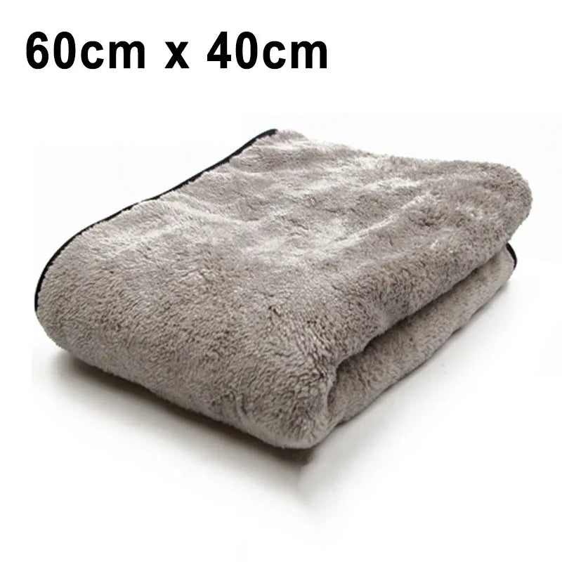 Microfiber Car Wash Towel | Fast-Drying Extra Soft Auto Cleaning Cloth (29.5"x13.8" & 23.6"x15.7")