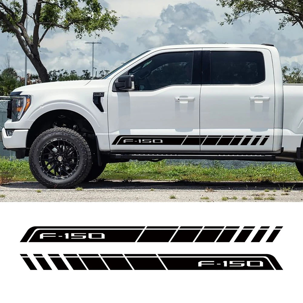 Mountain Door Side Stripe Sticker for Ford F-150 Raptor / XL / Lariat | Vinyl Truck Graphics Cover