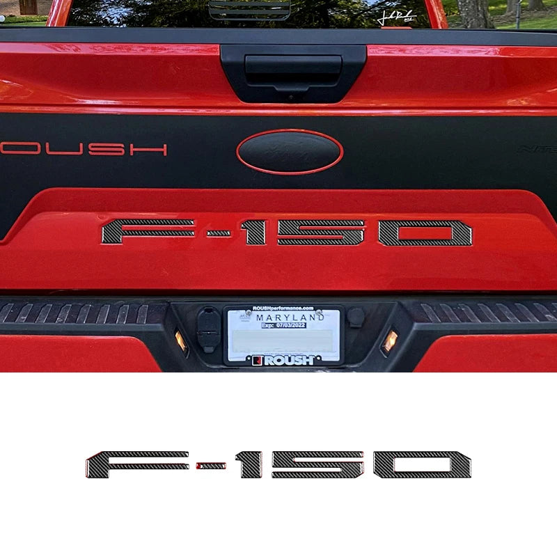 Carbon Fiber Decorative Logo Sticker for Ford F-150 / Raptor | Truck Vinyl Graphic