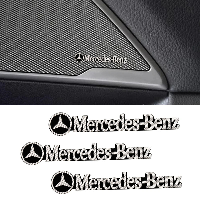 Aluminum AMG Emblem Sticker for Mercedes-Benz W204 / W203 / W211 / W212 / W205 | Car Badge