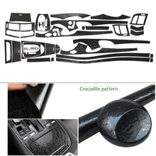 Cargar imagen en el visor de la galería, Carbon Fiber Interior Center Console Color Change Moulding Sticker | Mercedes-Benz AMG