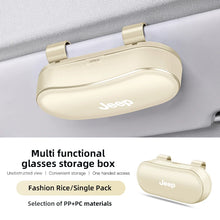 Cargar imagen en el visor de la galería, Sunglasses Storage Box Interior Accessory for Jeep Grand Cherokee / Compass | Black / Grey / Beige