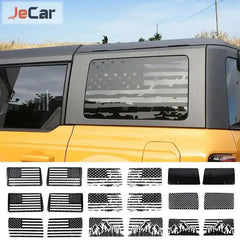 Rear Window Tint Decal Ornament for Ford Bronco (2021+) | PVC Privacy Sticker