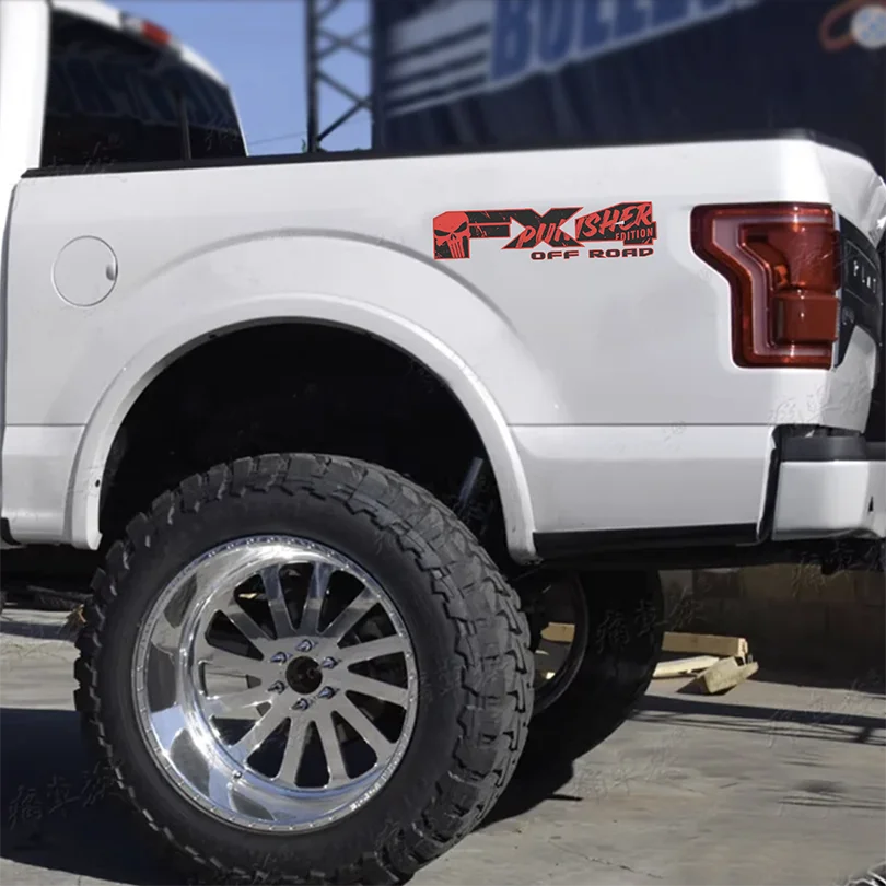 FX4 Off-Road Skull Bedside Decal for 4x4 Trucks | Modified Vinyl Sticker Kit