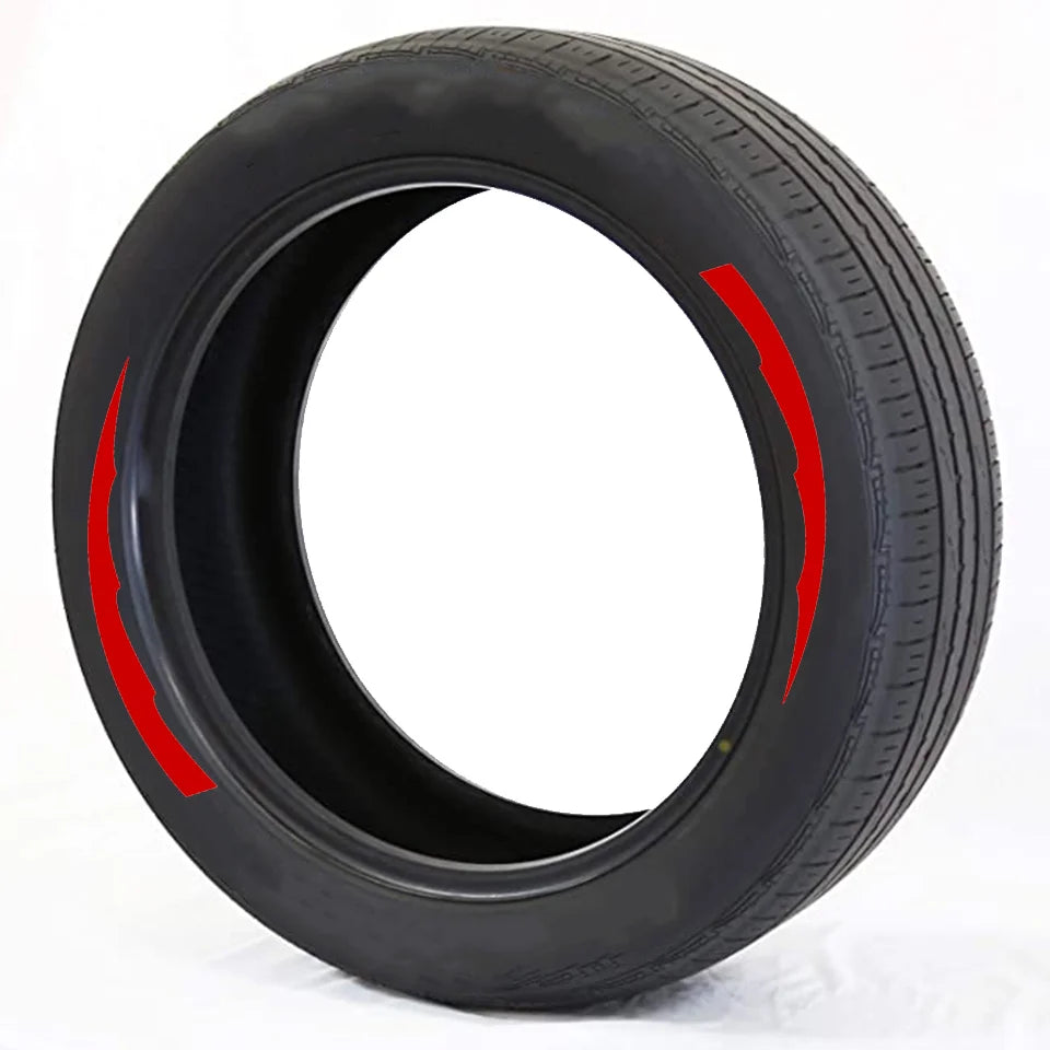 Mustang Tire Lettering Sticker | 3D Waterproof Separated Letter Sidewall Decal