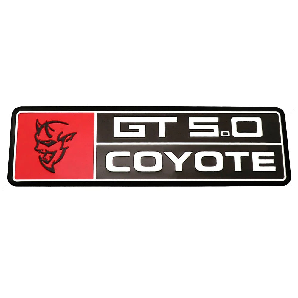 Alloy GT350 / GT500 Logo Trunk & Body Badge | Ford Shelby Mustang Emblem Sticker