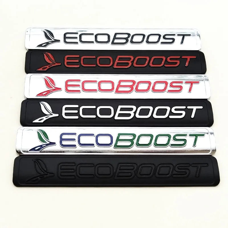 3D Metal EcoBoost Logo Emblem Badge Trunk Decal for Ford Focus / F-150 | Styling Sticker