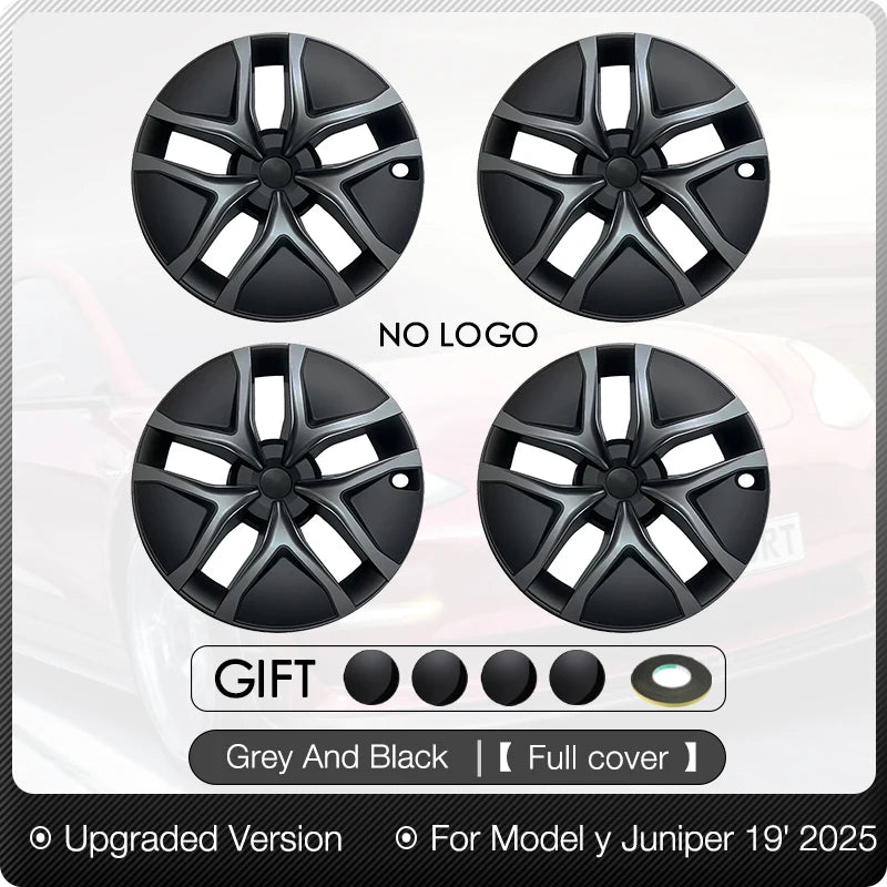YIKUN 19" Performance Hub Cap for Tesla Model Y Juniper (2025–2026) | 4-Piece Wheel Cover Set