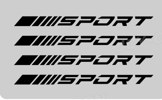 4pc Sport Racing DIY Stripe Wheel Rim Sticker | VACOMUL 7-Color
