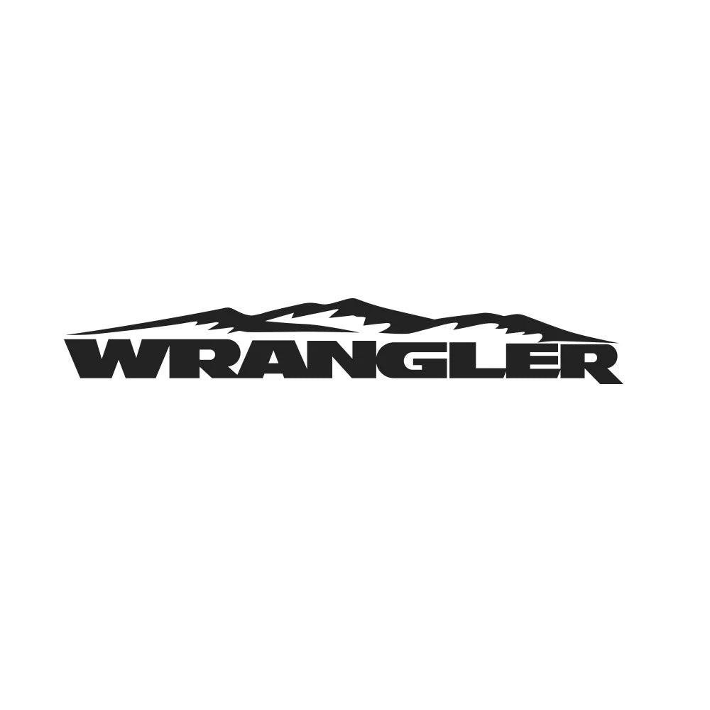 Mountain / WRANGLER Hood Decal Sticker for Jeep Wrangler | Adventure Style Vinyl