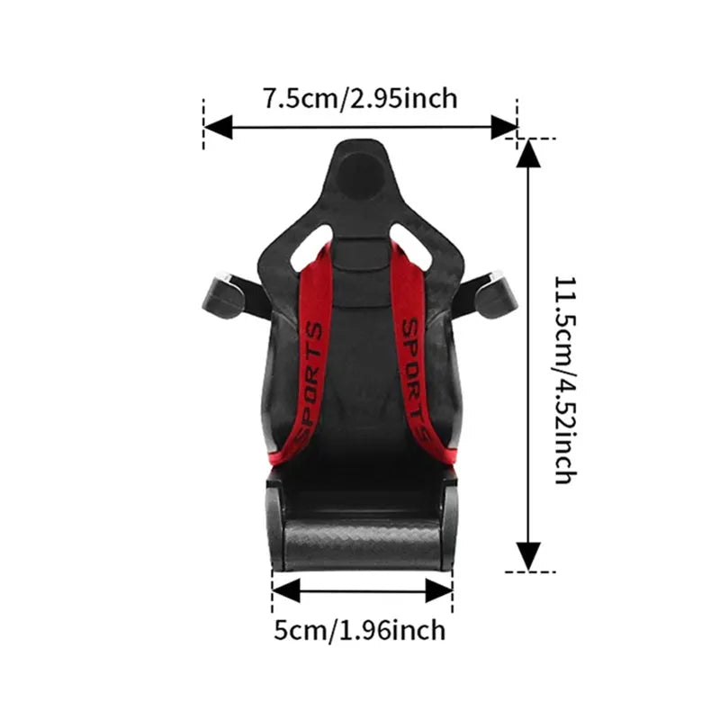 2025 Universal car phone holder creative automotive products racing seats phone holder hot selling fixed holder