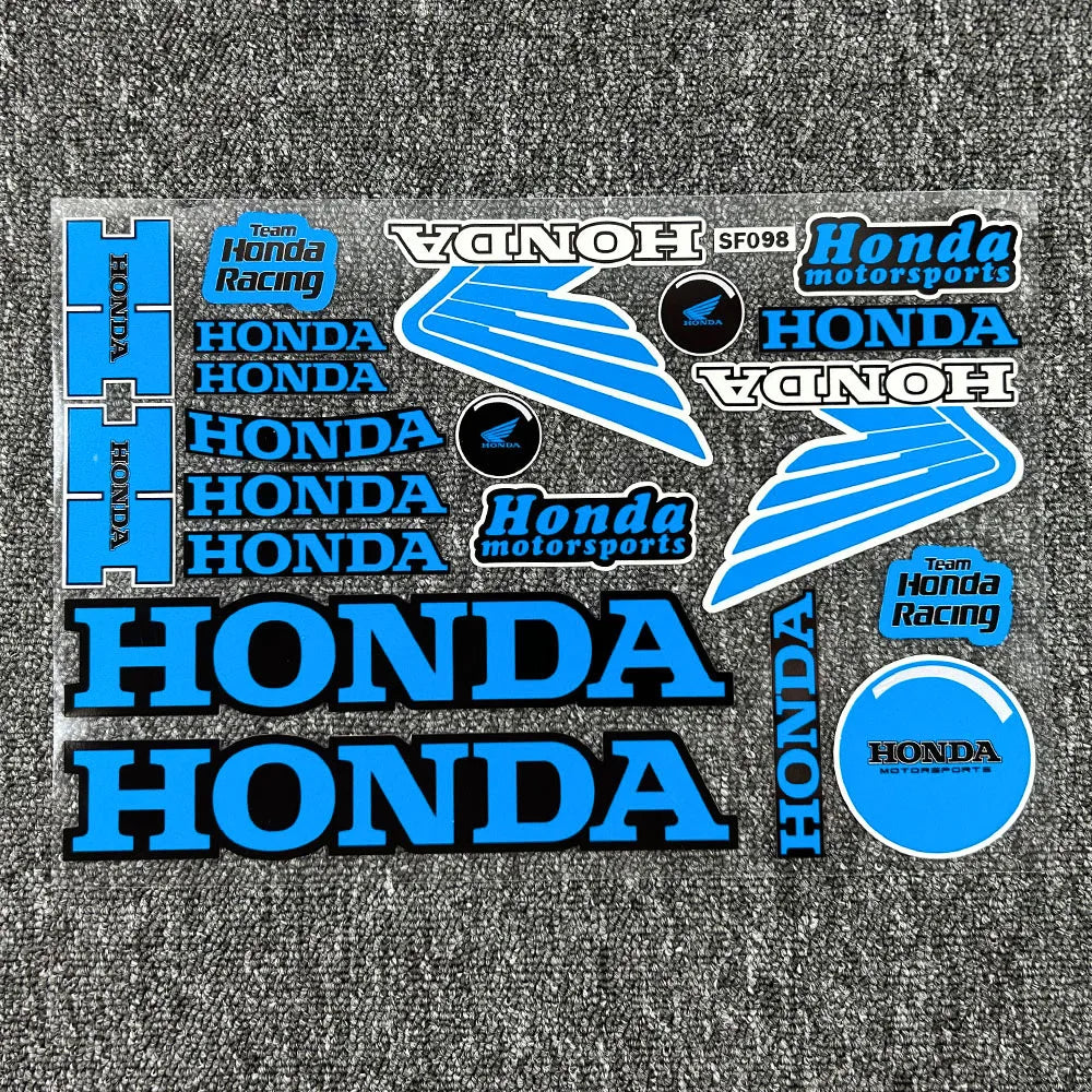 New Motorcycle Side Strip Sticker - Reflective Vinyl Decals for Honda Motorcycle & Car Styling