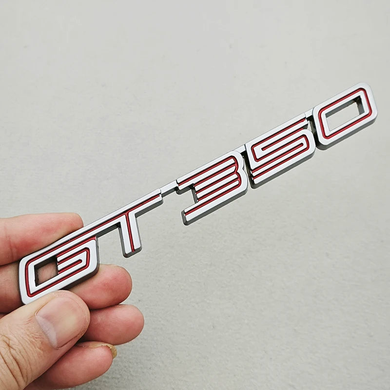 3D Metal GT350 / Shelby / 5.0 Fender & Trunk Badge | Ford Mustang Emblem Sticker