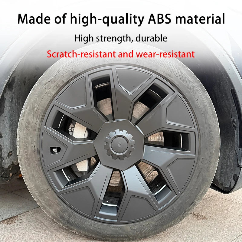 19" Replacement Hub Cap Wheel Covers for Tesla Model Y (2026) | 4-Piece Set