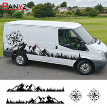 Load image into Gallery viewer, Camper Van / Motorhome Door Graphic Decal for Ford Transit MK6 / MK7 / MK8 | Full-Coverage Vinyl