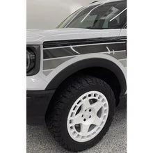 Load image into Gallery viewer, Retro Sunset Stripe Decal Kit for Ford Bronco Sport | Hood &amp; Waist Line Vinyl Graphics
