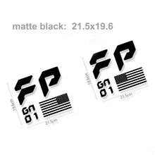 Load image into Gallery viewer, FP Performance USA Flag Bedside Decal for Ford F-150 / F-250 Raptor (Gen 1, 2 &amp; 3) | Vinyl Sticker Pair