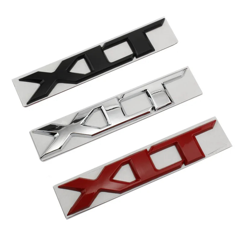 3D Metal XLT Letter Logo Badge Emblem for Ford F-150 / Ranger | Trunk Body Decal Sticker