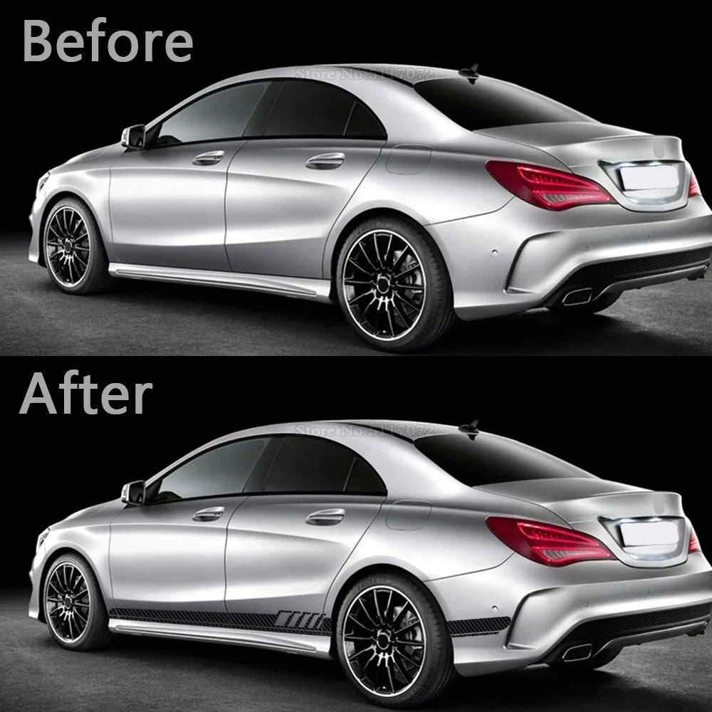 Racing Side Stripe Body Decal for Mercedes-Benz CLA-Class / CLA45 | Style Vinyl Sticker