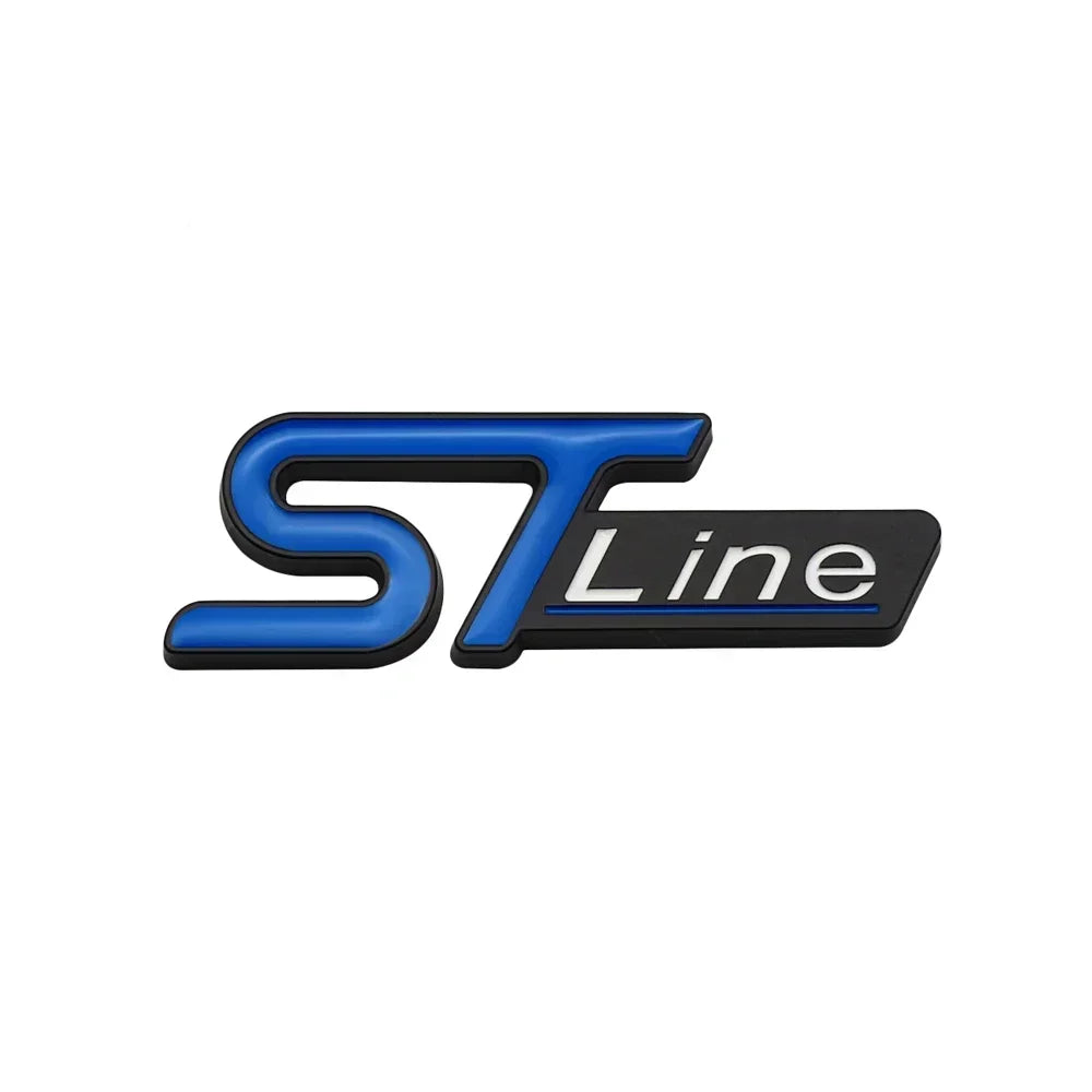 3D Metal ST Line Trunk Badge | Ford Focus / Mondeo / Kuga / Ecosport Emblem
