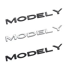Cargar imagen en el visor de la galería, Original 3D ABS Letter Logo Emblem for Tesla Model 3 / Model Y | Rear Tailgate Trunk Badge