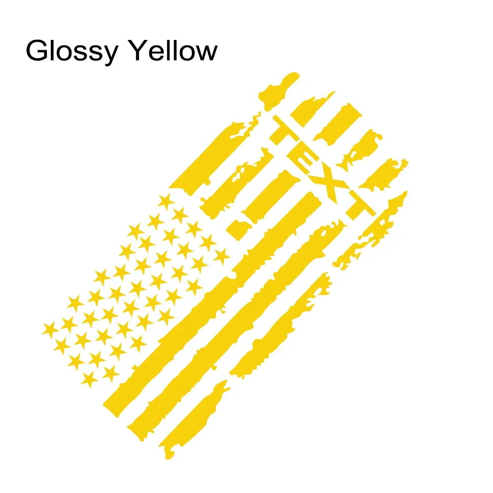USA Flag Engine Hood Decal for Dodge RAM HEMI / Rebel / TRX | Bonnet Vinyl Graphic