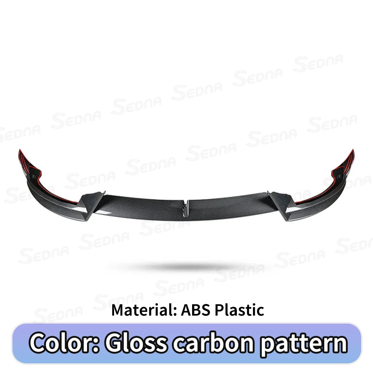 Front Bumper Lip Spoiler Splitter for Tesla Model 3 (2017–2023) & Highland (2024+) | SEDNA