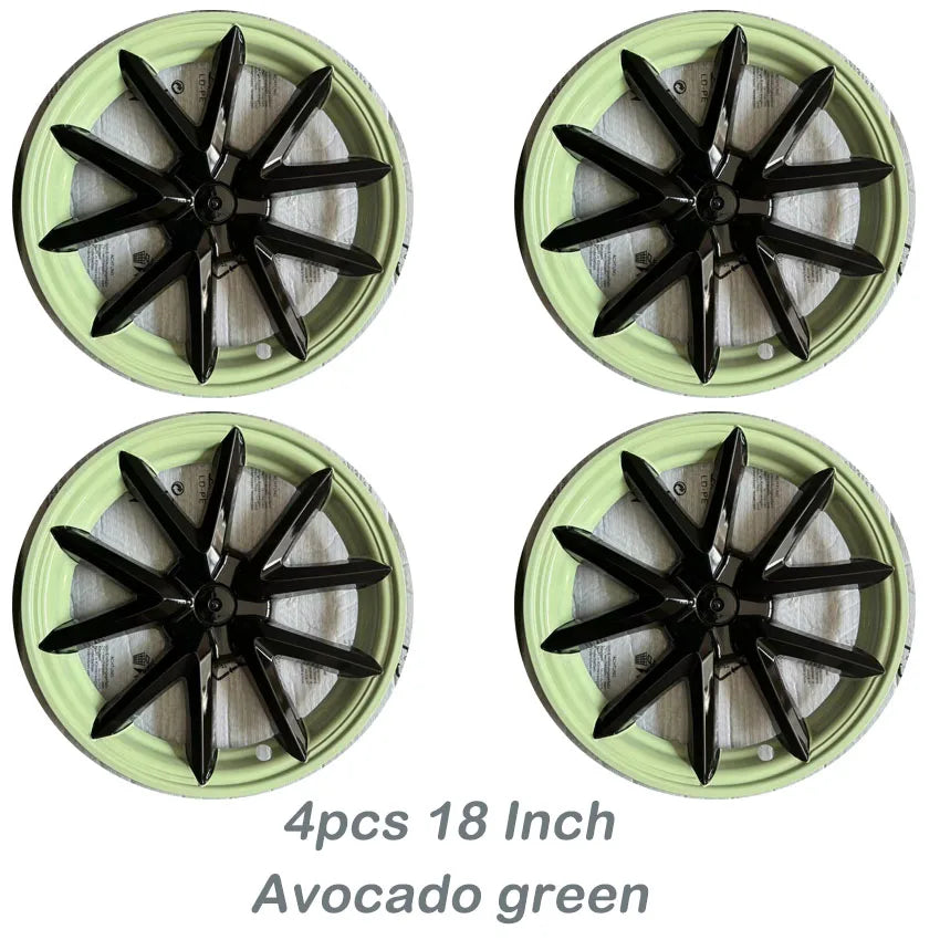 18" Replacement Hub Cap Wheel Covers for Tesla Model 3 (2017–2023) | 4-Piece ABS Set