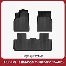 Cargar imagen en el visor de la galería, TPE Floor Mats &amp; Luggage Mat for Tesla Model Y Juniper Premium / Performance (2025+) | All-Weather Set