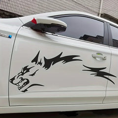 Wolf Side Body Decal | 2-Piece Waterproof Self-Adhesive Vinyl Animal Sticker
