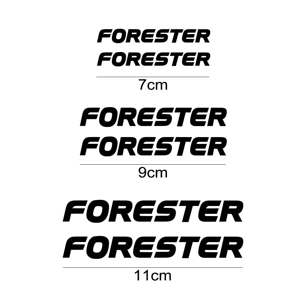 Brake Caliper Badge Sticker for Subaru Forester / XV / Crosstrek / Outback / Legacy / BRZ | 6-Piece Heat-Resistant Vinyl