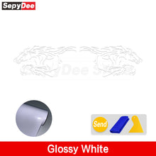 Load image into Gallery viewer, Running Horse Side &amp; Rear Fender Decal | 2-Piece Vinyl for Mustang, Challenger, Porsche &amp; Ford