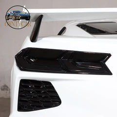 Black Tail Light Cover Brake Light Wide Indicator Trim for Corvette C8 Z51/Z06 (2020–2023) | ISO9001