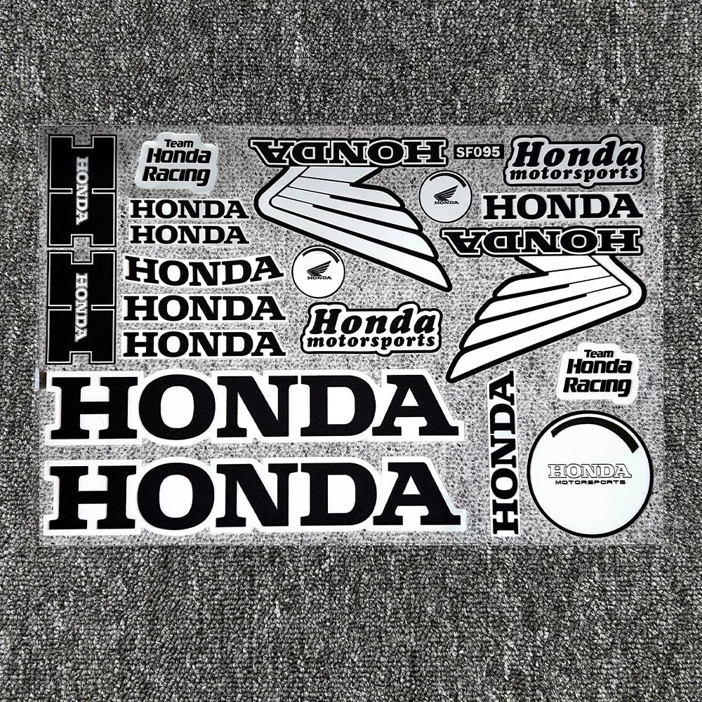 New Motorcycle Side Strip Sticker - Reflective Vinyl Decals for Honda Motorcycle & Car Styling