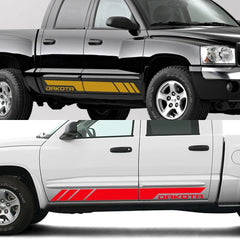 Door Side Graphics Style Decal for Dodge Dakota SLT / SXT / 5.9 / R/T | Vinyl Truck Sticker