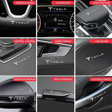 Load image into Gallery viewer, 3D Metal Creative Waterproof Emblem Sticker for Tesla Model 3 / Y | Dirt-Proof Car Badge