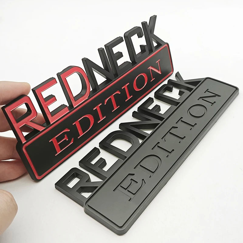 Universal Redneck Edition Emblem Badge | Ford F-150 / Silverado / RAM / Toyota / Jeep Trucks